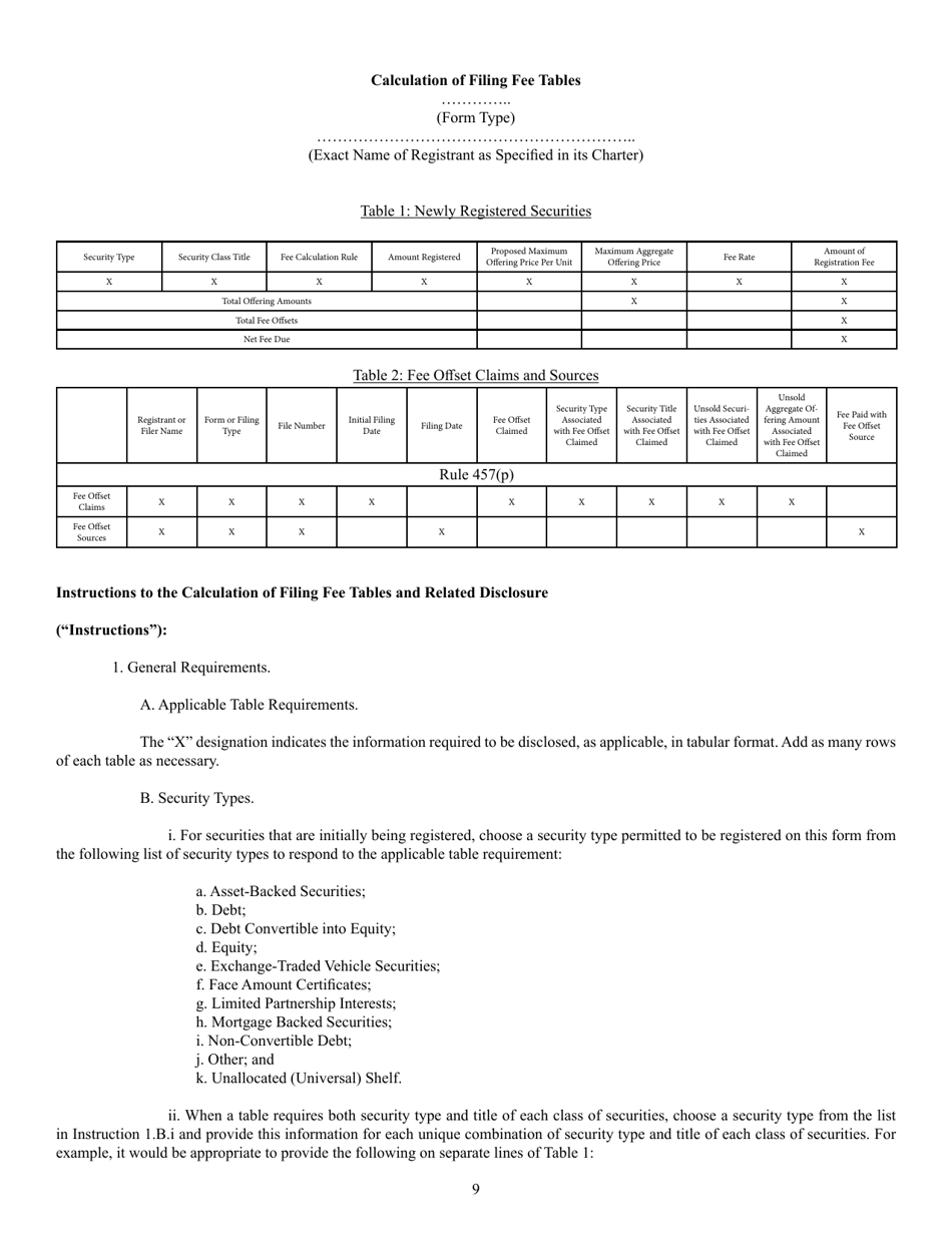 SEC Form 1398 (S-8) Registration Statement Under Securities Act of 1933 to Be Offered to Employees Pursuant to Certain Plans, Page 9