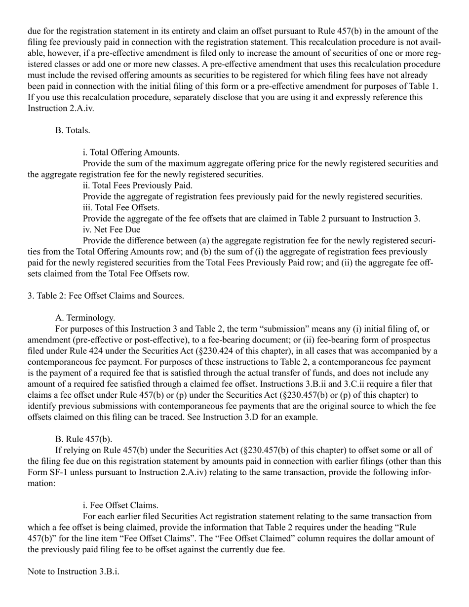 SEC Form 2908 (SF-1) Registration Statement Under the Securities Act of 1933, Page 9