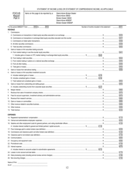 SEC Form 1695 (X-17A-5) Part II Focus Report (Financial and Operational Combined Uniform Single Report), Page 12