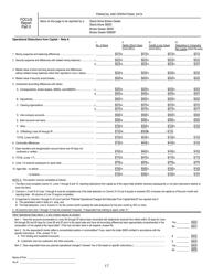 SEC Form 1695 (X-17A-5) Part II Focus Report (Financial and Operational Combined Uniform Single Report), Page 17