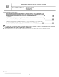 SEC Form 1695 (X-17A-5) Part II Focus Report (Financial and Operational Combined Uniform Single Report), Page 24