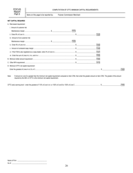 SEC Form 1695 (X-17A-5) Part II Focus Report (Financial and Operational Combined Uniform Single Report), Page 26