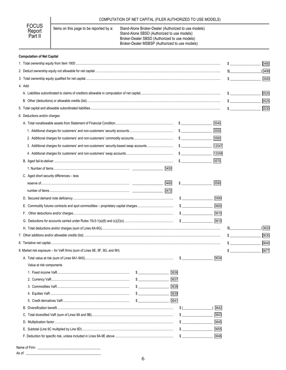 SEC Form 1695 (X-17A-5) Part II - Fill Out, Sign Online and Download ...