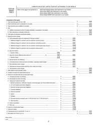 SEC Form 1695 (X-17A-5) Part II Focus Report (Financial and Operational Combined Uniform Single Report), Page 8