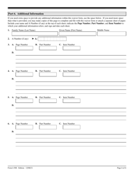 USCIS Form I-508 Waiver of Certain Rights, Privileges, Exemptions, and Immunities, Page 6