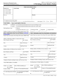 USCIS Form I-730 Refugee/Asylee Relative Petition