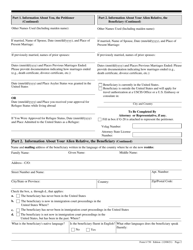 USCIS Form I-730 Refugee/Asylee Relative Petition, Page 2
