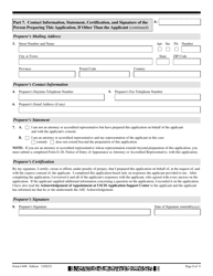 USCIS Form I-698 Application to Adjust Status From Temporary to Permanent Resident (Under Section 245a of the Ina), Page 8