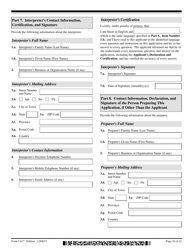 USCIS Form I-817 Application for Family Unity Benefits, Page 10