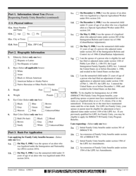 USCIS Form I-817 Application for Family Unity Benefits, Page 2