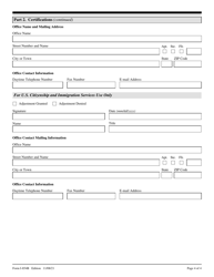 USCIS Form I-854B Inter-Agency Alien Witness and Informant Adjustment of Status, Page 4