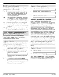 USCIS Form I-864W Request for Exemption for Intending Immigrant&#039;s Affidavit of Support, Page 2