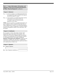 USCIS Form I-864W Request for Exemption for Intending Immigrant&#039;s Affidavit of Support, Page 4