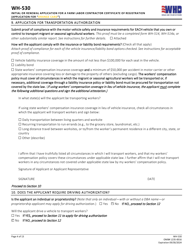 Form WH-530 Initial or Renewal Application for a Farm Labor Contractor Certificate of Registration (Application for &quot;orange Card&quot;), Page 4