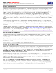 Form WH-530 Initial or Renewal Application for a Farm Labor Contractor Certificate of Registration (Application for &quot;orange Card&quot;), Page 7