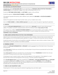 Form WH-530 Initial or Renewal Application for a Farm Labor Contractor Certificate of Registration (Application for &quot;orange Card&quot;), Page 9