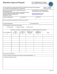 Form LS-9 Stipulation Approval Request
