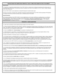 FRA Form 6180.81 Employee Human Factor Attachment, Page 2