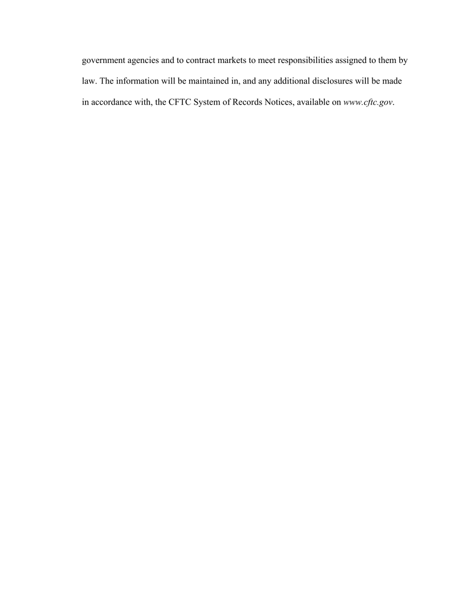 CFTC Form 304 Statement of Cash Positions for Unfixed-Price Cotton on Call, Page 2