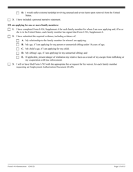 Instructions for USCIS Form I-914 Application for T Nonimmigrant Status, Page 15