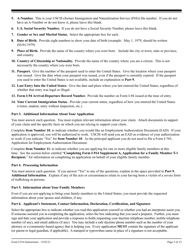 Instructions for USCIS Form I-914 Application for T Nonimmigrant Status, Page 3