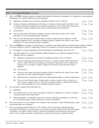 USCIS Form I-914 Application for T Nonimmigrant Status, Page 5