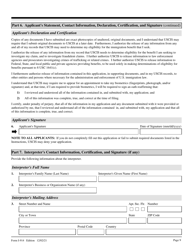 USCIS Form I-914 Application for T Nonimmigrant Status, Page 9