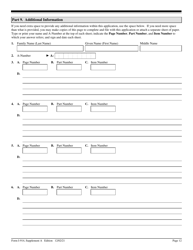 USCIS Form I-914 Supplement A Application for Family Member of T-1 Recipient, Page 12