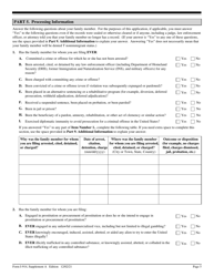 USCIS Form I-914 Supplement A Application for Family Member of T-1 Recipient, Page 5