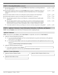 USCIS Form I-914 Supplement A Application for Family Member of T-1 Recipient, Page 8