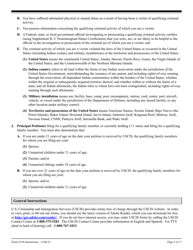 Instructions for USCIS Form I-918 Supplement A, Page 2