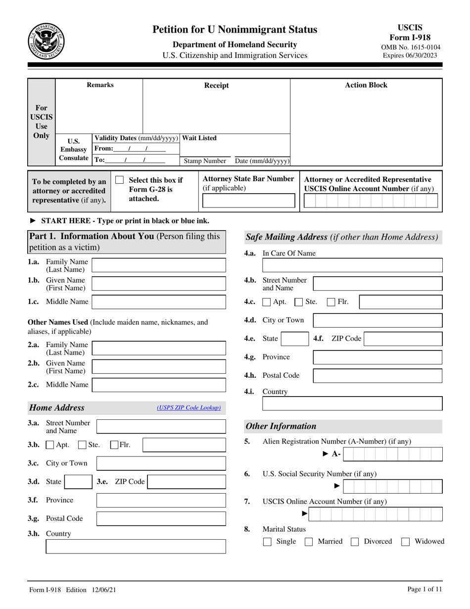 uscis-form-i-918-download-fillable-pdf-or-fill-online-petition-for-u