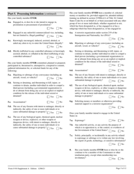 USCIS Form I-918 Supplement A Petition for Qualifying Family Member of U-1 Recipient, Page 5