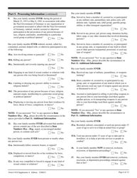 USCIS Form I-918 Supplement A Petition for Qualifying Family Member of U-1 Recipient, Page 6