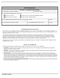 TTB Form 5600.31 Application for Installment Agreement, Page 2