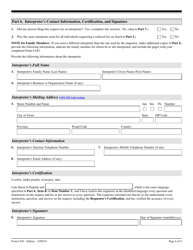 USCIS Form I-942 Request for Reduced Fee, Page 6