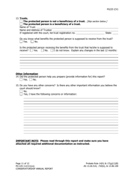 Form PG-225 Conservatorship Annual Report - Alaska, Page 12
