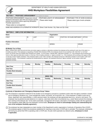 Form HHS-990-1 Hhs Workplace Flexibilities Agreement
