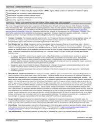 Form HHS-990-1 Hhs Workplace Flexibilities Agreement, Page 2