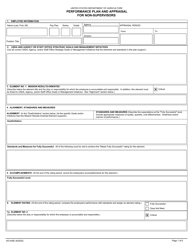 Form AD-435E Performance Plan and Appraisal for Non-supervisors
