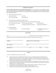 Application for Underground Storage Facility Permit - Arizona, Page 3