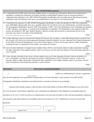 CBP Form 0079 Law Enforcement Officers Safety Act (Leosa) Application, Page 4