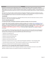CBP Form 0079 Law Enforcement Officers Safety Act (Leosa) Application, Page 6