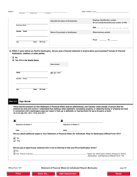 Official Form 107 Statement of Financial Affairs for Individuals Filing for Bankruptcy, Page 12
