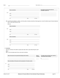 Official Form 207 Statement of Financial Affairs for Non-individuals Filing for Bankruptcy, Page 12