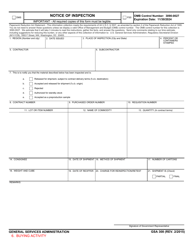 GSA Form 308 Notice of Inspection, Page 6