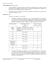 Air Quality Standard Registration Application Form - Arizona, Page 19