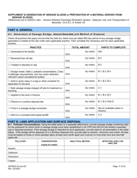 ADEQ Form 2A/2S Arizona Pollutant Discharge Elimination System Application - Arizona, Page 17