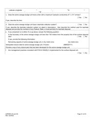 ADEQ Form 2A/2S Arizona Pollutant Discharge Elimination System Application - Arizona, Page 21