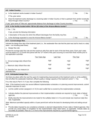 ADEQ Form 2A/2S Arizona Pollutant Discharge Elimination System Application - Arizona, Page 5